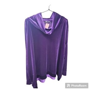 Cato Active | Velvet Sweatshirt Pullover Size 22/24W